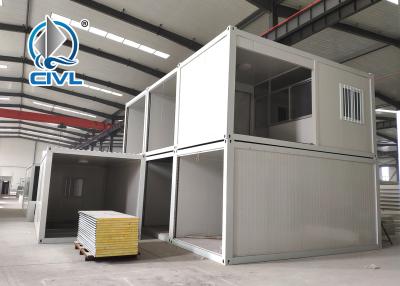 China Mobile Toilet Prefab Folding House Office Room Structure Materials , Worker Dorm Room for sale