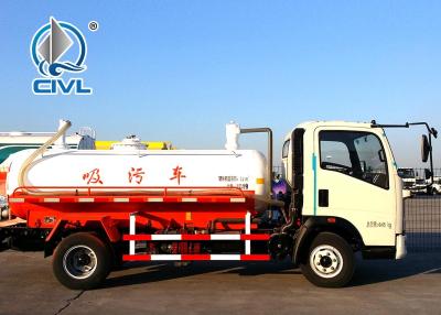China 4x2 160HP 10m3 Sewage Suction Truck / Vacuum Tanker Sewage Sucking Truck for sale