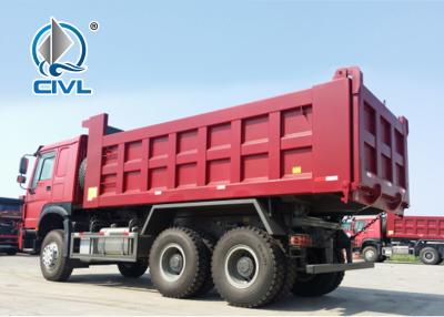 China 10 Wheel Dump Truck Heavy Duty Dump Truck 371HP 6x4 Drive Wheel , Loading 35-40t for sale