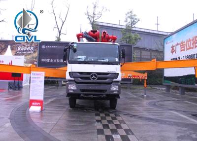 Κίνα Συγκεκριμένο φορτηγό αντλιών βραχιόνων οικοδόμησης κτηρίου, φορτηγό 37m συγκεκριμένων αντλιών προς πώληση