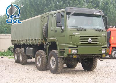 China SINOTRUK HOWO  8x8 All Wheel Cargo Truck 371HP heavy duty box truck EUROII/III LHD RHD for sale