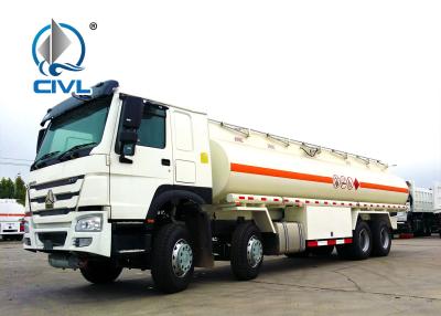China 25000L Oil Tanker Trailer 8X4 , HOWO Water Tanker Truck  30000liters 25000liters new Sinotruk fuel tank trucks for sale