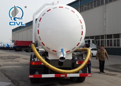 China 10000L Capacity 4X2 Sewage Suction Truck ZF8098 336HP Sewage Vacuum Truck for sale