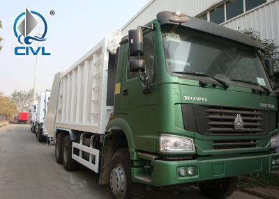 China HOWO 371hp 16 Cbm 10 Wheels Compressed Refuse Collection Trucks  Garbage Compactor With Rear Cover and  Italy Pto for sale