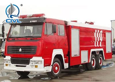 China HOWO 6x4 12m3 371HP Fire Fighting Truck Water Tank With Pumps Ladders EUROIII for sale