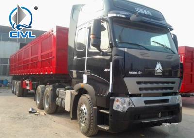 China Two Sleepers Cabin Sinotruk Howo A7 6x4 Tractor Truck 351 - 450hp Euro 2 for sale
