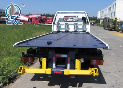 China 5 Ton Flatbed Tow Truck In White  Howo Obstacle Heavy Duty Tow Trucks Flatbed Wrecker Carrier  Road Rescue Vehicle for sale
