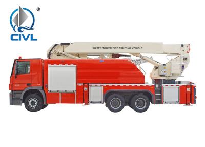 China Water Tower 6x4 31900kg Fire Fighting Vehicle for sale