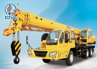 China Auge telescópico amarillo Crane New Small Hydraulic Truck montado camión Crane Wheel 12 Ton Mobile Crane For Sale en venta