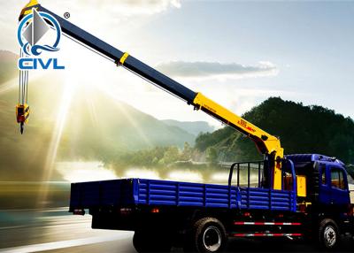 China Lifting 3200KG Hydraulic Truck Mounted Cranes / Service Truck Crane Truck-mounted crane with telescopic boom for sale