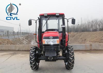 China Tratores agrícolas do motor 4WD 100HP de Weichai com o trator de exploração agrícola dos implementares com cabine e fã à venda