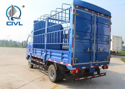 China HOWO Light Duty Commercial Trucks Mini Stake Cargo Truck Blue minivan truck for sale