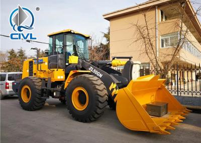 China ZL50GN 5 Ton Mini Bucket Compact Wheel Loader Zl50 Zl50g Transmission Yellow Color for sale