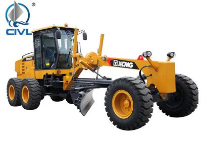 China Yellow CIVL Construction Motor Graders GR165 with D6114 Engine , 15000kg Payload for sale
