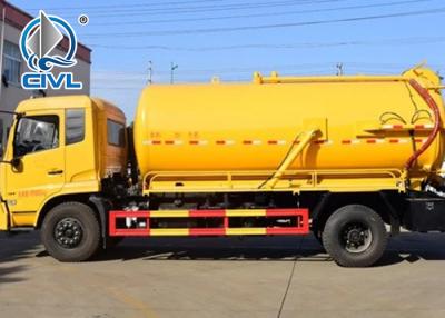 China LHD SINOTRUCK HOWO 4X2 8tires 10M3 Sewage Sunction Trucks 266HP EUROII With Styer Axle and Italy Pto for sale
