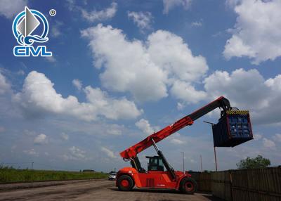 China 18.00-25 Tire Sany Kalmer Heli  SRSC4545C2-80 45 ton stacker crane reach stacker for Port containers for sale