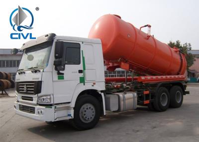 China New Self Dumping Sanitation Garbage Truck / Sewage Suction Truck 6x4 336hp For City Cleaning LHD Or RHD for sale