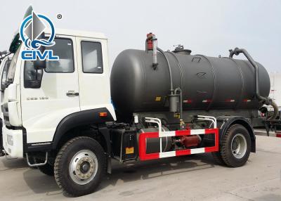 China 4X2 Sinotruk HOWO Sewage Suction Truck Cleaning Trucks with High Pressure Cleaning and Waste Water Suction Tank for sale