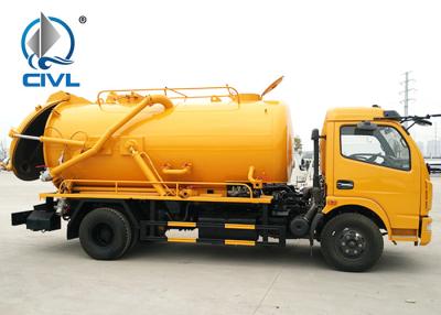 China HOWO 4x2 10CBM 10000L Vaccum Sewage Suction Truck 120hp Horse Power for sale