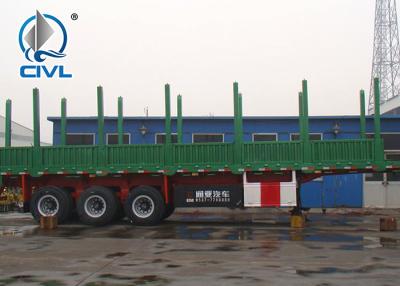 China 3 x13t Fuwa Semi Trailer Trucks Log Transport Semi Trailer / Wood Transport for sale