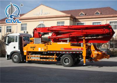 China 37 M Vertical new Cement Pump Truck 380HP Engine  Howo 37m Concrete Pump Truck for sale