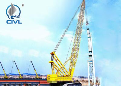 China Hydraulic Crawler Crane QUY150 (150T) With Length Of Main Boom 19-73m for sale