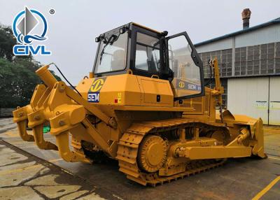 China 420HP Yellow Hydraulic Shantui Bulldozer SD42, Operation Weight 53T With Cummins Engine, ROPS Cabin, Ripper for sale