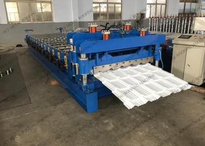 China PLC Metal Roof Panel Roll Forming Machine 80mm Roof Tin Making Equipment for sale