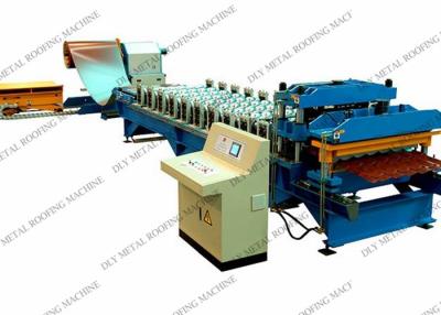 China 380V Aluminium Roofing Sheet Making Machine 0.3mm Tile Forming Equipment for sale