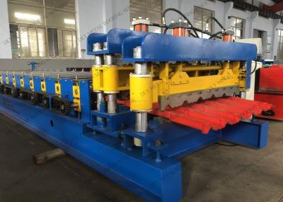 China PPGI Corrugated Roof Sheet Roll Forming Machine 5m 380V R Panel Roll Former for sale