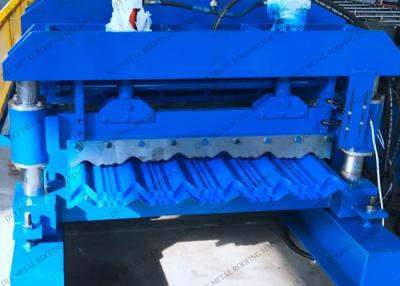 Chine GI 1100mm Roof Roll Forming Machine Plc Automatic à vendre