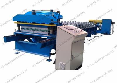 China 1250mm Roofing Sheet Roll Forming Machine Ppgi Corrugated Metal 380v for sale
