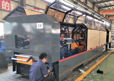 China 380v 50hz 4.5mm Cz Purlin Machine Driven By Gearboxes for sale