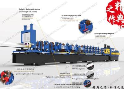 China 15kw Hydraulic Cutting Cz Purlin Roll Forming Machine 380v for sale