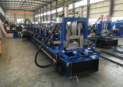 China Z80-300 PLC C Purlin Machine Hydraulic Cutting 15kw Z Purlin Making Equipment for sale
