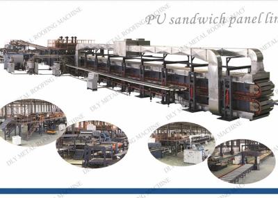 China 380V Metal Roofing Roll Former 1250mm Mineral Wool Sandwich Panel Machine for sale