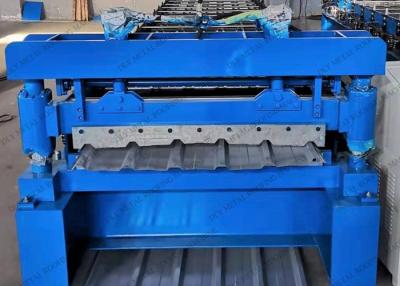 China 1250mm Ppgi Sheet Metal Roll Forming Machine With Hydraulic Cutting for sale