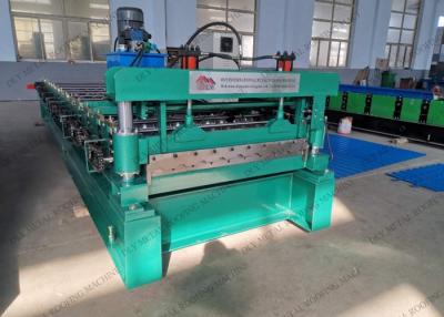 China Hydraulic 5.5kw Corrugated Iron Making Machine 50HZ Glazed Tile Forming Equipment for sale