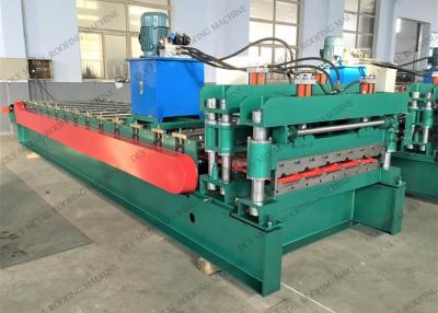 China Cr12 Trapezoidal Standing Seam Roof Panel Roll Forming Machine 1.25m for sale