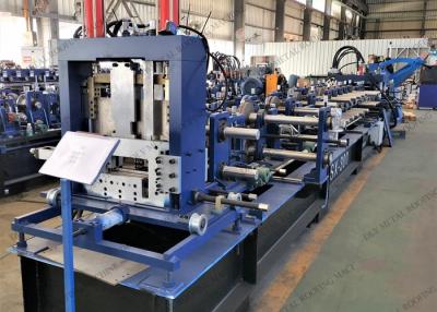 China 50HZ Automatic Purlin Roll Forming Machine 380V C And Z Purlin Machine PLC for sale