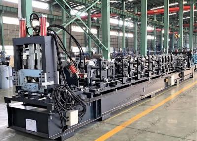China Hydraulic Cutting C Purlin Forming Machine 15KW U Channel Roll Forming Equipment for sale