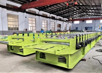 China 50Hz Metal Deck Roll Forming Machine 15kw Floor Deck Machine for sale