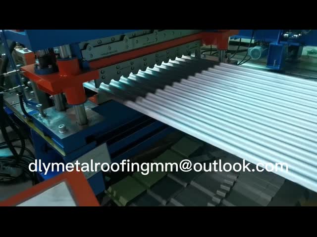 Hydraulic Plc Control Metal Roofing Machine , Metal Wall Panel Machine