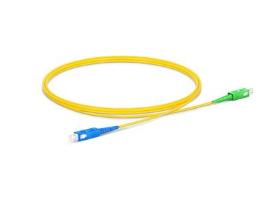 China SC UPC de los cordones de remiendo de la fibra óptica del SM LSZH 2.0m m al cordón de remiendo a una cara del SC APC en venta