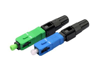China 50mm 55mm 60mm Fiber Optic Quick Connector SC APC UPC For FTTH for sale