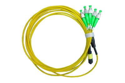China 3 metros de OFNP 12F MPO MTP del cable OS2 de cordón unimodal del desbloqueo en venta