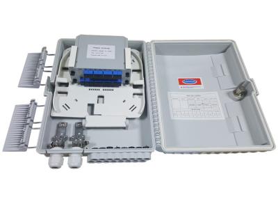 China Outdoor Waterproof FTTH Distribution Box For 1x16 LGX Fiber Optic PLC Splitter for sale