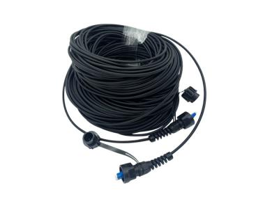 China IP67 Waterproof LC Outdoor Armored Cable G657A1 5.0mm DX SM LSZH Fiber Patch Cord for sale