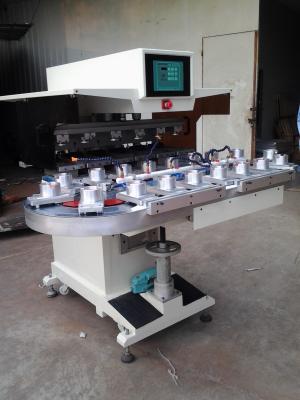 China High precision 8 colors ink cup pad printer with conveyor suitable for round toys for sale