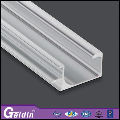 China aluminum extrude global market modern CNC curved woodgrain electrophoretic kitchen cabinet shower door handle profiles for sale
